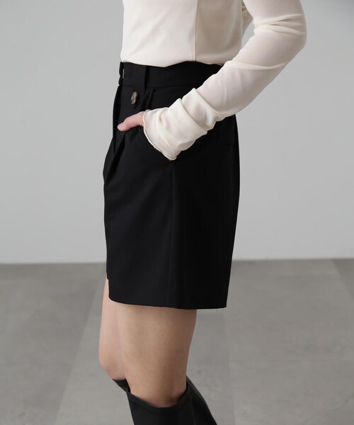 FREE'S MART（フリーズマート）の「ウエストアシメショートパンツ（その他パンツ・レディース・ホワイト/ブラウン/ブラック・MEDIUM/SMALL）」の7枚目の写真