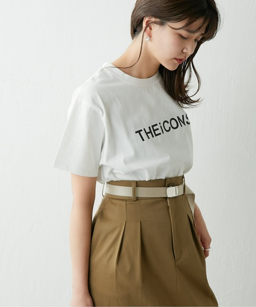 GALLARDAGALANTE（ガリャルダガランテ）の「ロゴTシャツ 《THEiCONS》（Tシャツ/カットソー・レディース・チャコールグレー/ホワイト・FREE）」の7枚目の写真