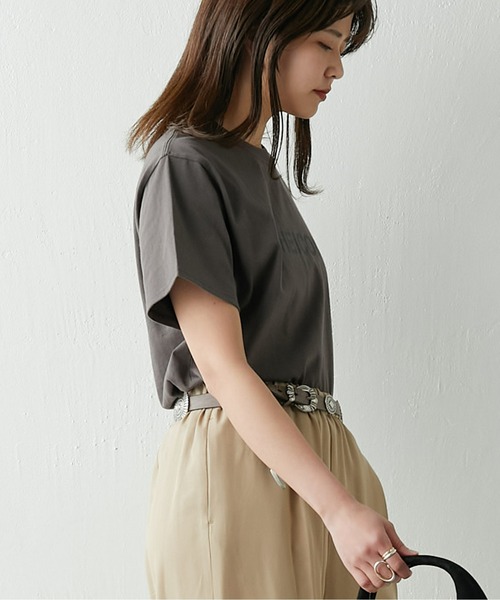 GALLARDAGALANTE（ガリャルダガランテ）の「ロゴTシャツ 《THEiCONS》（Tシャツ/カットソー・レディース・チャコールグレー/ホワイト・FREE）」の16枚目の写真