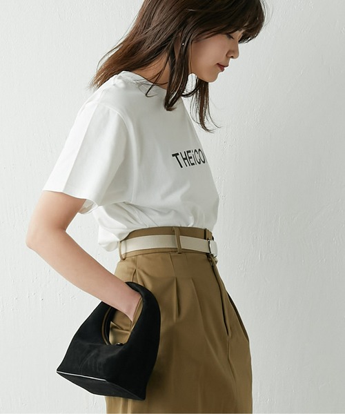 GALLARDAGALANTE（ガリャルダガランテ）の「ロゴTシャツ 《THEiCONS》（Tシャツ/カットソー・レディース・チャコールグレー/ホワイト・FREE）」の6枚目の写真