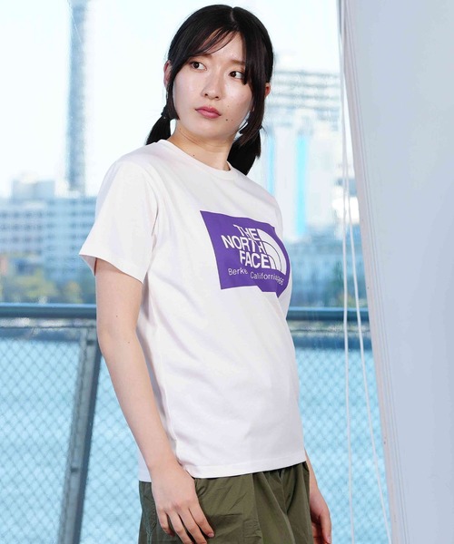 THE NORTH FACE(ザノースフェイス)の「THE NORTH FACE/ザ・ノース・フェイス 半袖Tシャツ ブランドロゴ NTW32453(Tシャツ/カットソー・レディース・ダークグレー/オフホワイト/アクア/バイオレット・S/M/L/XL)」の18枚目の写真