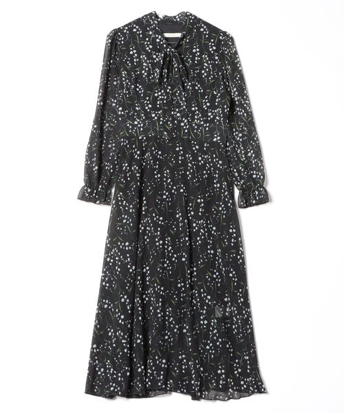 Dream garden(ドリームガーデン)の「リボンタイ花柄ワンピース(ワンピース・レディース・ホワイト/ピンク/ブラック・M/L/XL)」の16枚目の写真