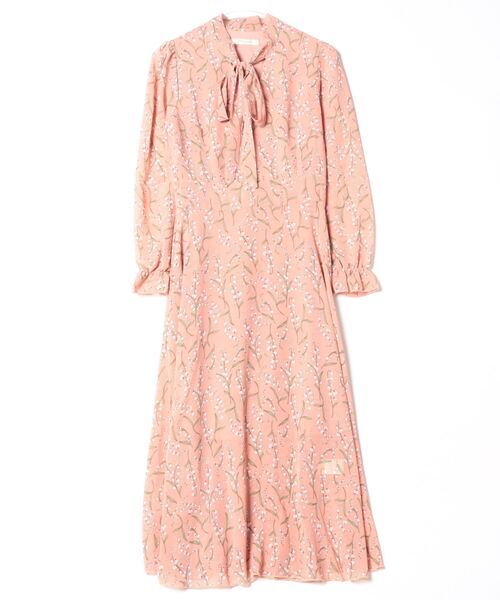 Dream garden(ドリームガーデン)の「リボンタイ花柄ワンピース(ワンピース・レディース・ホワイト/ピンク/ブラック・M/L/XL)」の17枚目の写真