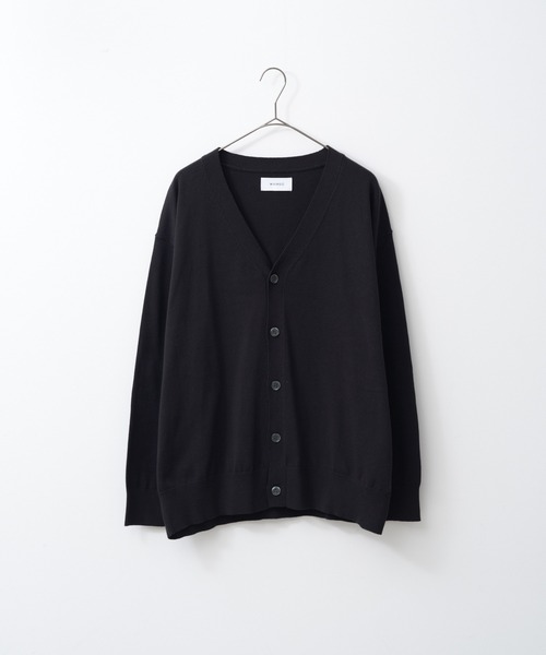 WHIMSIC(ウィムジック)の「【UNISEX】ファインニットカーディガン(カーディガン/ボレロ・メンズ・ホワイト/ブラック/チャコールグレー・FREE)」の4枚目の写真