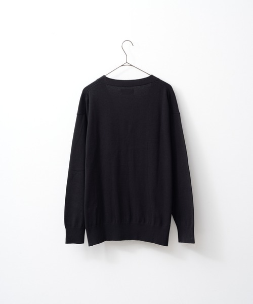 WHIMSIC(ウィムジック)の「【UNISEX】ファインニットカーディガン(カーディガン/ボレロ・メンズ・ホワイト/ブラック/チャコールグレー・FREE)」の5枚目の写真