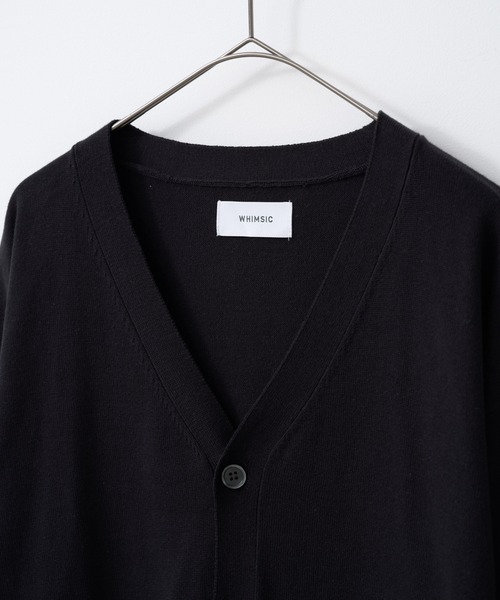 WHIMSIC(ウィムジック)の「【UNISEX】ファインニットカーディガン(カーディガン/ボレロ・メンズ・ホワイト/ブラック/チャコールグレー・FREE)」の6枚目の写真