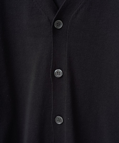 WHIMSIC(ウィムジック)の「【UNISEX】ファインニットカーディガン(カーディガン/ボレロ・メンズ・ホワイト/ブラック/チャコールグレー・FREE)」の7枚目の写真
