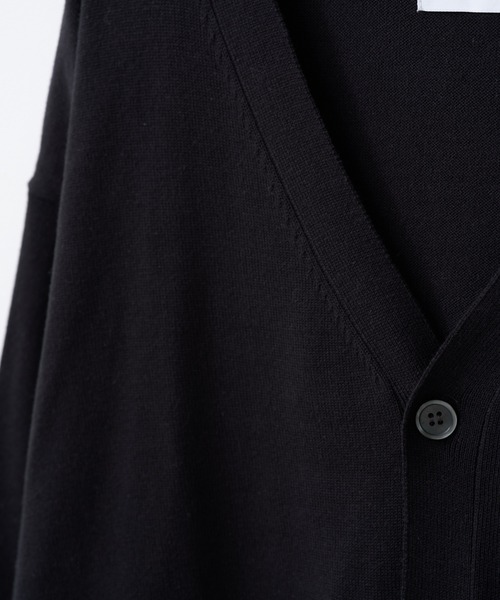 WHIMSIC(ウィムジック)の「【UNISEX】ファインニットカーディガン(カーディガン/ボレロ・メンズ・ホワイト/ブラック/チャコールグレー・FREE)」の10枚目の写真