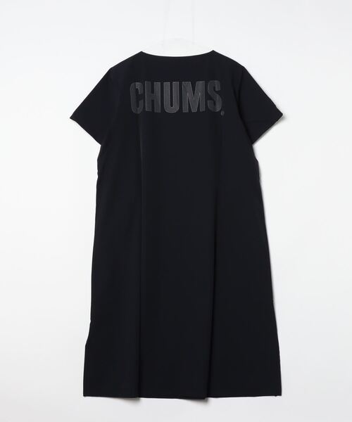 ●新品● CHUMS エアトレイルストレッチチャムスワンピース Ｌサイズブラック CHUMS ワンピース 「CHUMS/チャムス」 エアトレイル ストレッチ