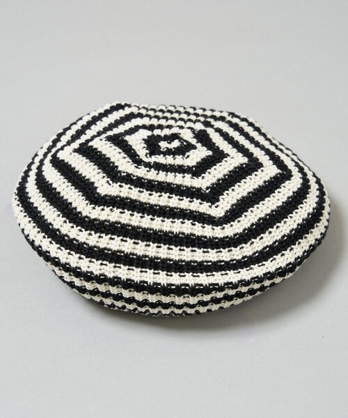 FREAK'S STORE(フリークスストア)の「サマー コットンニットベレー(ハンチング/ベレー帽・レディース・ブルー/その他/ブラック・ONE SIZE)」の13枚目の写真