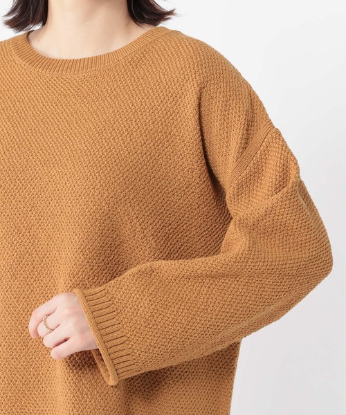 セール】5ゲージリリヤーン鹿の子プルオーバー（ニット/セーター