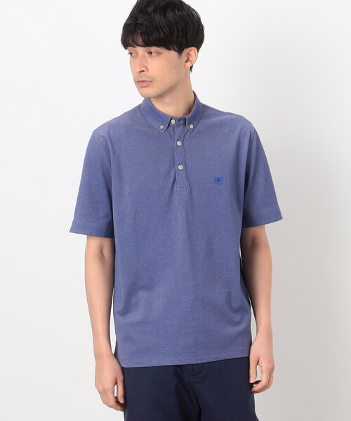 COMME CA COMMUNE(コムサコミューン)の「バーズアイ ポロシャツ(ポロシャツ・メンズ・ネイビー/ホワイト/ブラック/グレー/ブルー・MEDIUM/LARGE/X-LARGE)」の5枚目の写真