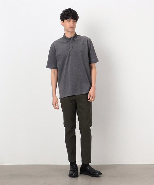 COMME CA COMMUNE(コムサコミューン)の「バーズアイ ポロシャツ(ポロシャツ・メンズ・ネイビー/ホワイト/ブラック/グレー/ブルー・MEDIUM/LARGE/X-LARGE)」の8枚目の写真