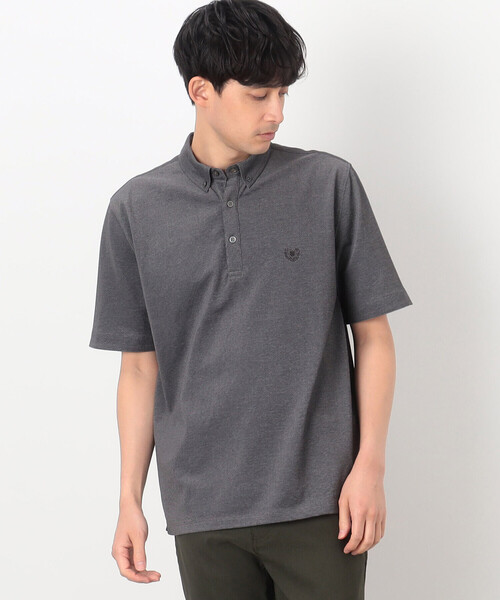 COMME CA COMMUNE(コムサコミューン)の「バーズアイ ポロシャツ(ポロシャツ・メンズ・ネイビー/ホワイト/ブラック/グレー/ブルー・MEDIUM/LARGE/X-LARGE)」の9枚目の写真