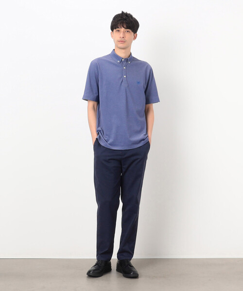 COMME CA COMMUNE(コムサコミューン)の「バーズアイ ポロシャツ(ポロシャツ・メンズ・ネイビー/ホワイト/ブラック/グレー/ブルー・MEDIUM/LARGE/X-LARGE)」の14枚目の写真