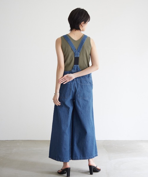 itto...(イット)の「2wayゆったりロング丈リブタンクトップ(タンクトップ・レディース・ブルー/オフホワイト/カーキ/ライトベージュ/チャコール/ダークオレンジ/ブラック・XL/XXL/M/L)」の17枚目の写真