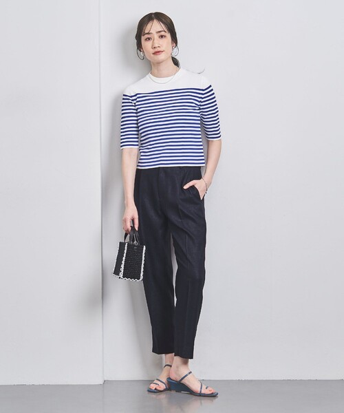 ユナイテッドアローズ❤️タック テーパードパンツ UNITED ARROWS（ユナイテッドアローズ）の「タック テーパード