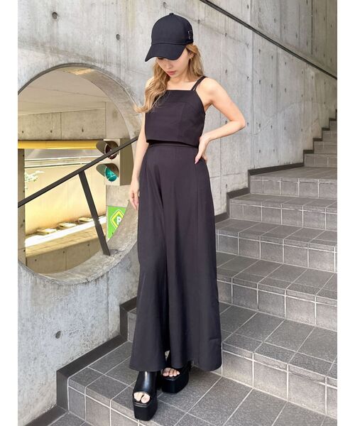 GYDA(ジェイダ)の「BACKリボンmany wayキャミロングワンピース(ワンピース・レディース・ブラック/ベージュ・FREE)」の20枚目の写真