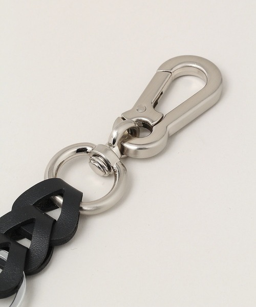 RAGEBLUE（レイジブルー）の「RAGEBLUE レザーチェーンキーホルダー（キーホルダー・メンズ・キャメル/オレンジ/ブラック・FREE）」の5枚目の写真