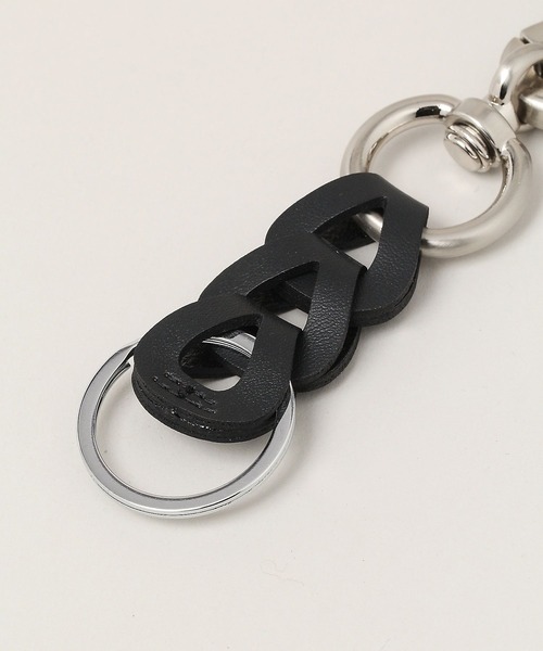 RAGEBLUE（レイジブルー）の「RAGEBLUE レザーチェーンキーホルダー（キーホルダー・メンズ・キャメル/オレンジ/ブラック・FREE）」の6枚目の写真