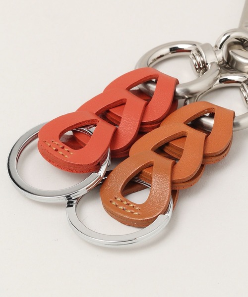 RAGEBLUE（レイジブルー）の「RAGEBLUE レザーチェーンキーホルダー（キーホルダー・メンズ・キャメル/オレンジ/ブラック・FREE）」の7枚目の写真