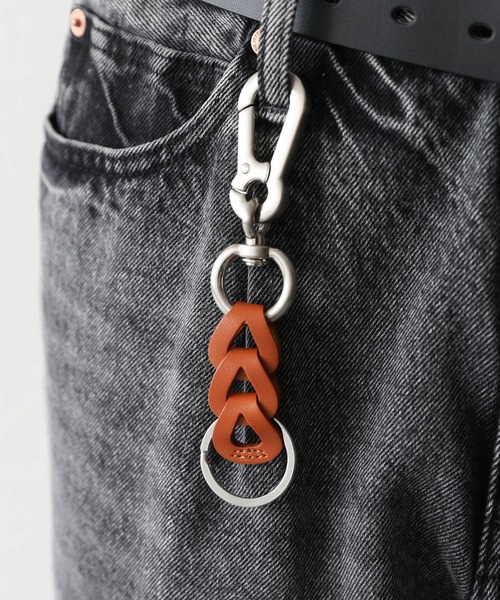 RAGEBLUE（レイジブルー）の「RAGEBLUE レザーチェーンキーホルダー（キーホルダー・メンズ・キャメル/オレンジ/ブラック・FREE）」の13枚目の写真