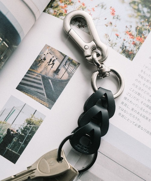 RAGEBLUE（レイジブルー）の「RAGEBLUE レザーチェーンキーホルダー