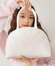 Casselini | Casselini(キャセリーニ)エンボスボストンバッグ(ハンドバッグ)