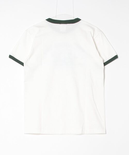 spiritoso(スピリトーゾ)の「spiritoso さくらんぼプリント リンガーTシャツ(Tシャツ/カットソー・レディース・グリーン/ネイビー/ブラック・F)」の4枚目の写真