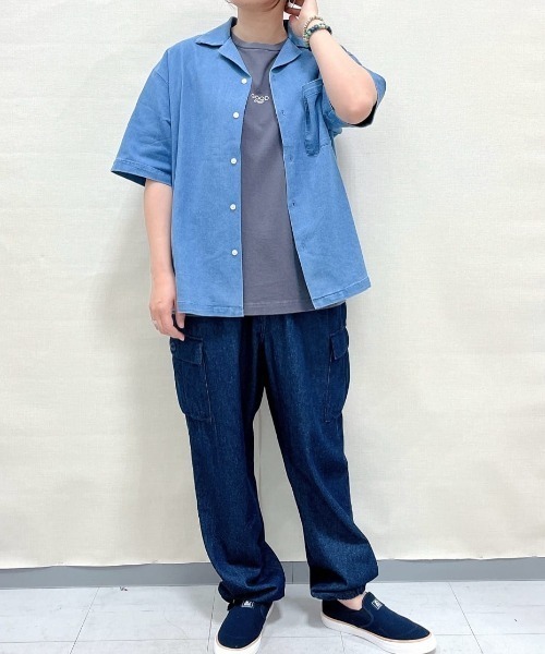 Mac-House(マックハウス)の「GOOD CREW デニムカーゴパンツ(カーゴパンツ・メンズ・ブルー/ブラック・L/M/XL)」の18枚目の写真