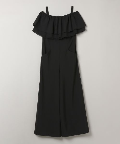 JEANASIS(ジーナシス)の「2WAYフリルベアサロペ/118783(サロペット/オーバーオール・レディース・アイボリー/ブラック/グレー系その他・SMALL/MEDIUM)」の6枚目の写真