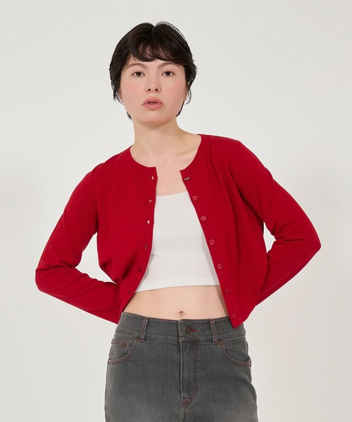 TINA：JOJUN カーディガン オーガニックコットン バタフライ