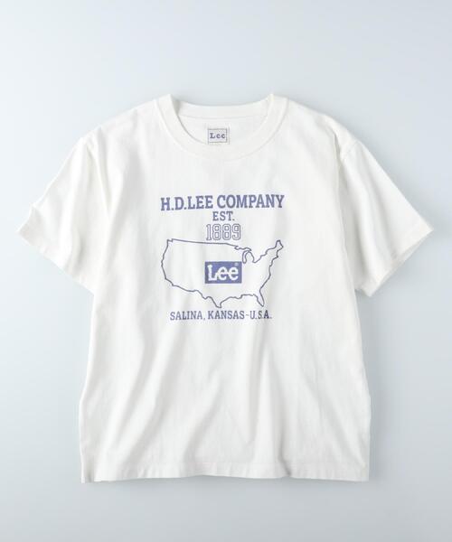 Lee(リー)の「Lee(リー)プリントTシャツ(Tシャツ/カットソー・レディース・ホワイト・S/M/L/XL)」の9枚目の写真