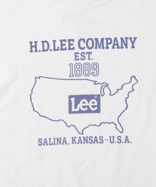 Lee（リー）の「【Lee】プリントＴ 半袖 Tシャツ（Tシャツ/カットソー・レディース・ホワイト・S/M/L/XL）」の5枚目の写真