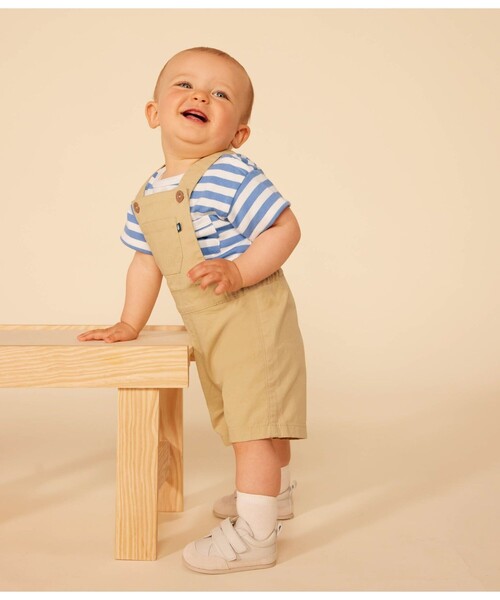 PETIT BATEAU（プチバトー）の「コットン半袖Ｔシャツ（Tシャツ/カットソー・キッズ・ホワイト×ブルー・12MONTH/24MONTH/18MONTH/36MONTH）」の4枚目の写真