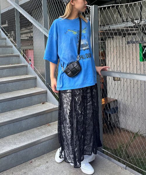 CIAOPANIC（チャオパニック）の「パッチワークレースキャミワンピース（ワンピース・レディース・ホワイト/ブラック・ONE SIZE）」の17枚目の写真