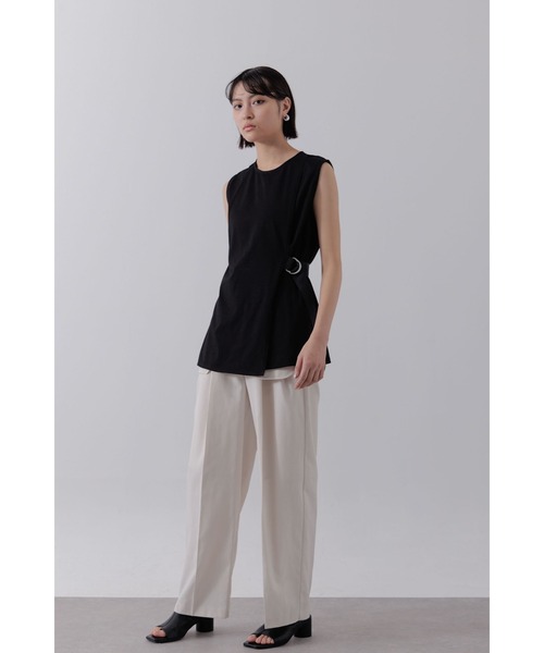 Limue（リミュ）の「ラップデザインカットソー（Tシャツ/カットソー・レディース・ホワイト/カーキ/ブラック・FREE）」の8枚目の写真