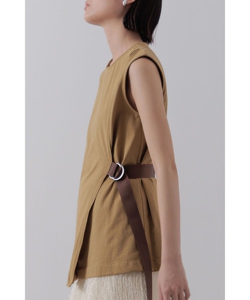 Limue（リミュ）の「ラップデザインカットソー（Tシャツ/カットソー・レディース・ホワイト/カーキ/ブラック・FREE）」の16枚目の写真