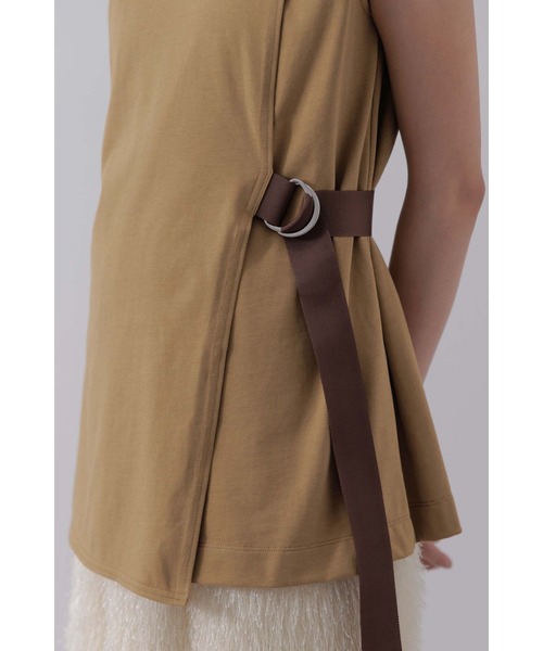 Limue（リミュ）の「ラップデザインカットソー（Tシャツ/カットソー・レディース・ホワイト/カーキ/ブラック・FREE）」の18枚目の写真