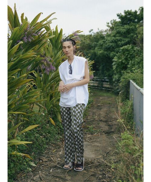 UN3D.（アンスリード）の「PAISLEY DOT PT / ペイズリードットパンツ（その他パンツ・レディース・ホワイト/ブラック・36/38）」の6枚目の写真