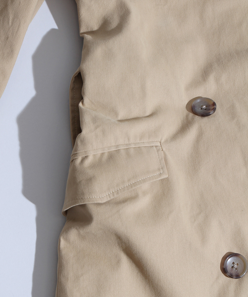 WEGO（ウィゴー）の「WEGO/トレンチコート（トレンチコート・レディース・ベージュ/カーキ・FREE）」の6枚目の写真