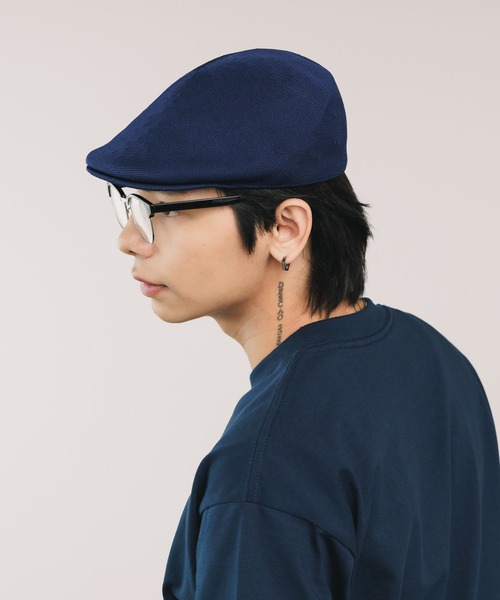 KANGOL（カンゴール）の「KANGOL/カンゴール SEAMLESS TROPIC ハンチングキャップ（ハンチング/ベレー帽・メンズ・ホワイト/ベージュ/ネイビー/バーガンディー/ブラック/エメラルドブルー・M/XL/L）」の5枚目の写真