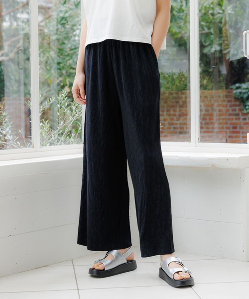 LAKOLE(ラコレ)の「カット楊柳アソートパンツ / 122484(その他パンツ・レディース・グレー/ベージュ/ブラック/ブルー/アイボリー・SMALL/MEDIUM/LARGE)」の3枚目の写真