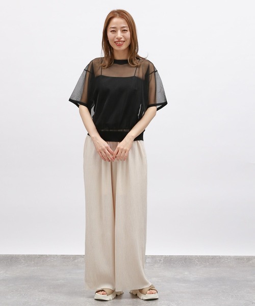 LAKOLE(ラコレ)の「カット楊柳アソートパンツ / 122484(その他パンツ・レディース・グレー/ベージュ/ブラック/ブルー/アイボリー・SMALL/MEDIUM/LARGE)」の12枚目の写真