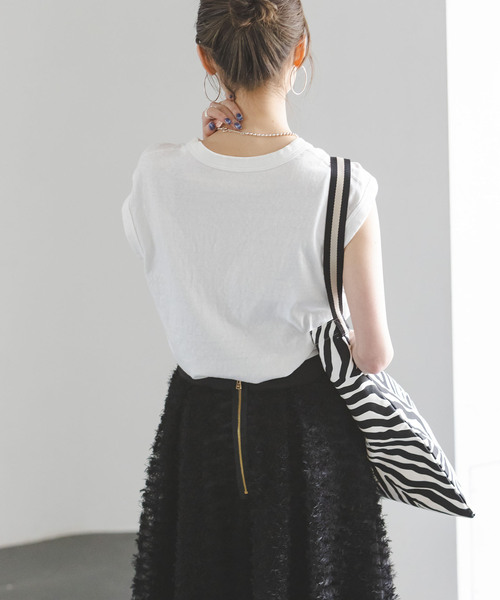 N.Jam Noble エヌジャム ボーダーチュールマキシスカート フレア 新品