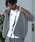 Maginei}[Wj́umj9970-Button & lapel less 3-4 Sleeve cutsew jacket m[J[WPbgim[J[WPbgjvb~bNXO[
