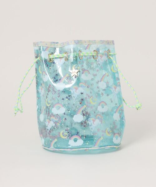 fafa(フェフェ)の「RILEY LILY | PVCアメニティポーチ(ポーチ・キッズ・ミント/マルチ・FREE)」の1枚目の写真