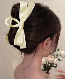 LAFFMO（ラフモ）の「ビックリボンバンスクリップ ヘアクリップ（バレッタ/ヘアクリップ）」