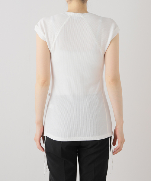 LOW CLASSIC/ロウ・クラシック】U-NECK side string T-SHIRT（T