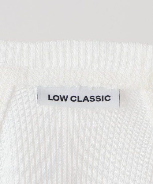 LOW CLASSIC/ロウ・クラシック】U-NECK side string T-SHIRT（T